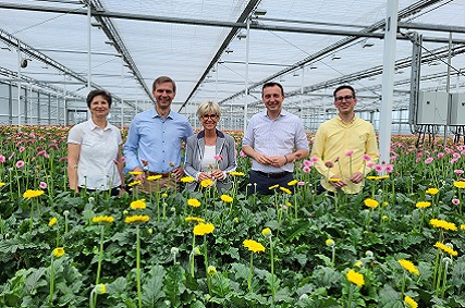 CDU-Generalsekretär Paul Ziemiak besucht Gartenbaubetrieb in Straelen