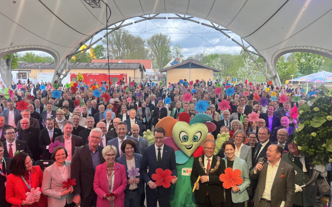 Der Gärtner war’s: Landesgartenschau Neuss eröffnet