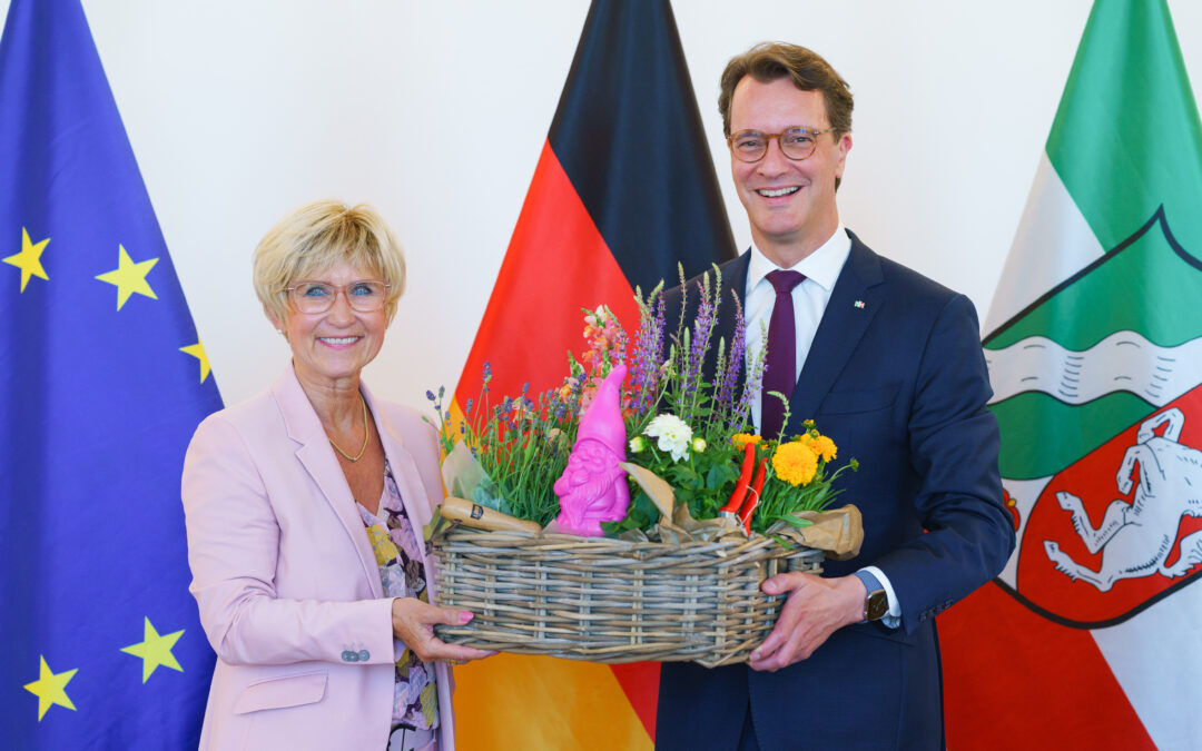 Zum Tag des Gartens: Ministerpräsident Wüst würdigt Leistungen des Gartenbaus in Nordrhein-Westfalen